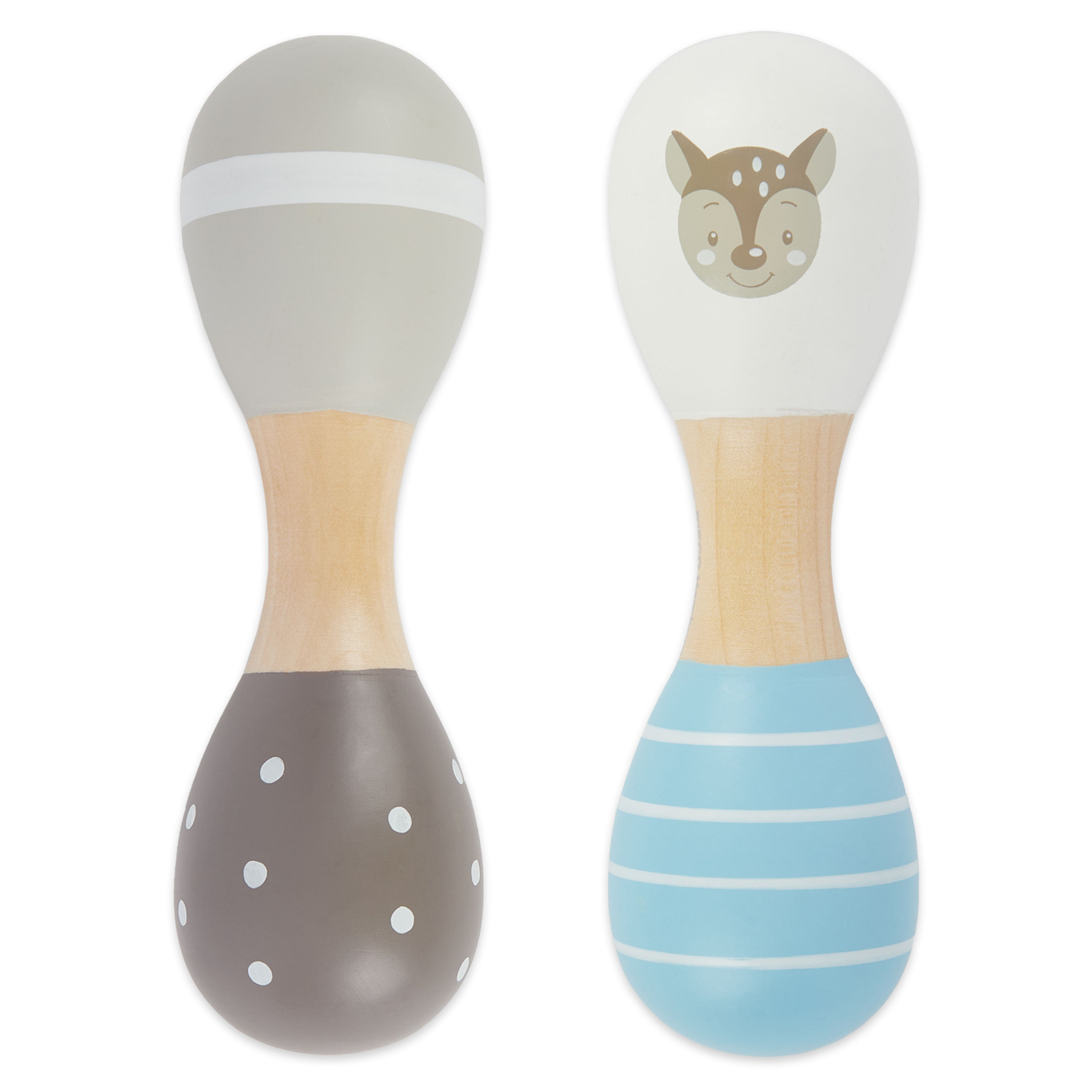 Hochets haltères lot de 2 faon