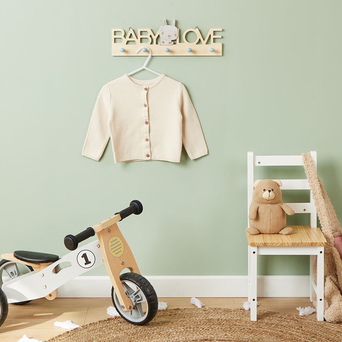 Appendiabiti da parete Coniglio