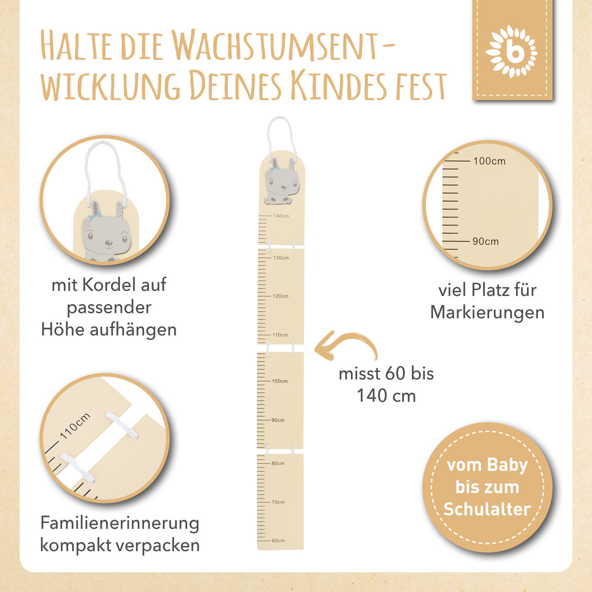 Metro crescita Coniglietto