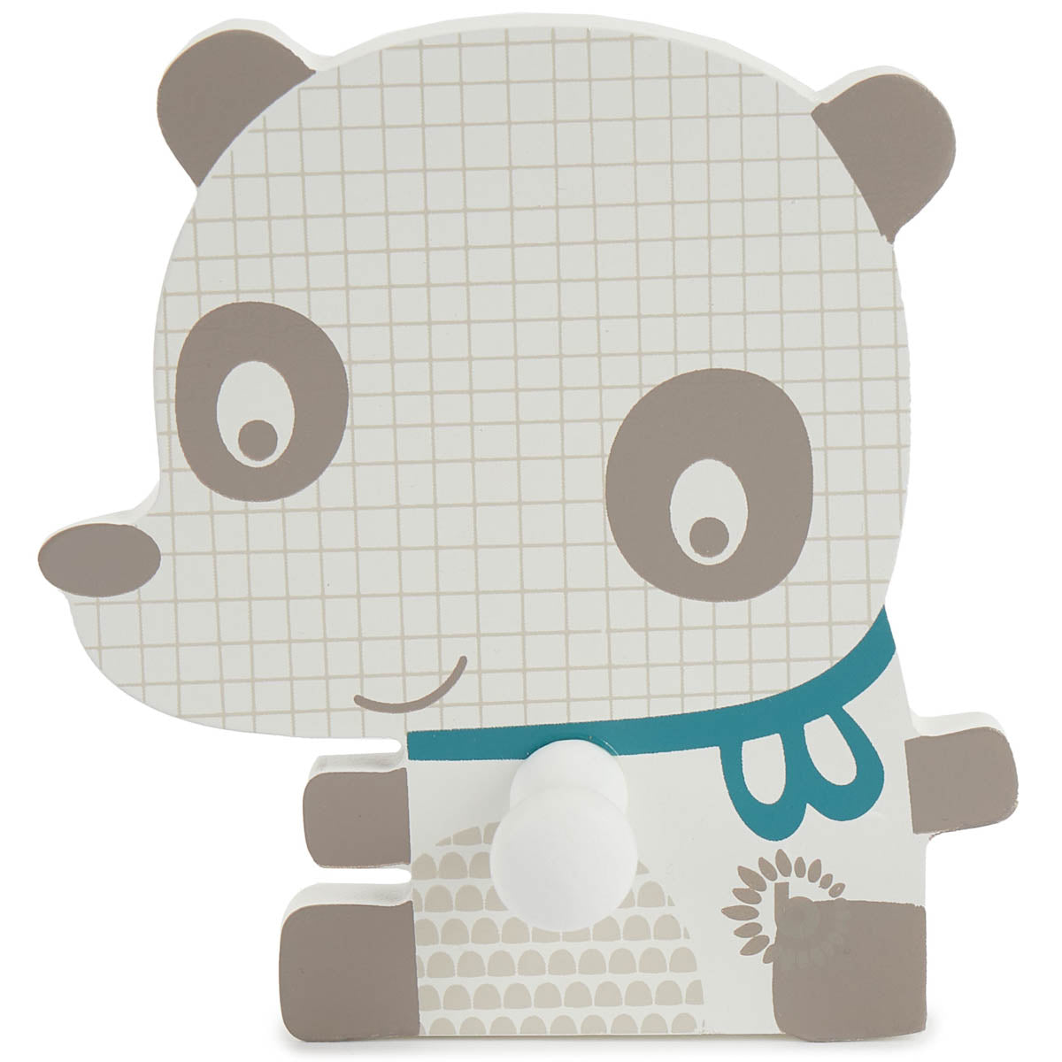 Patère murale Panda