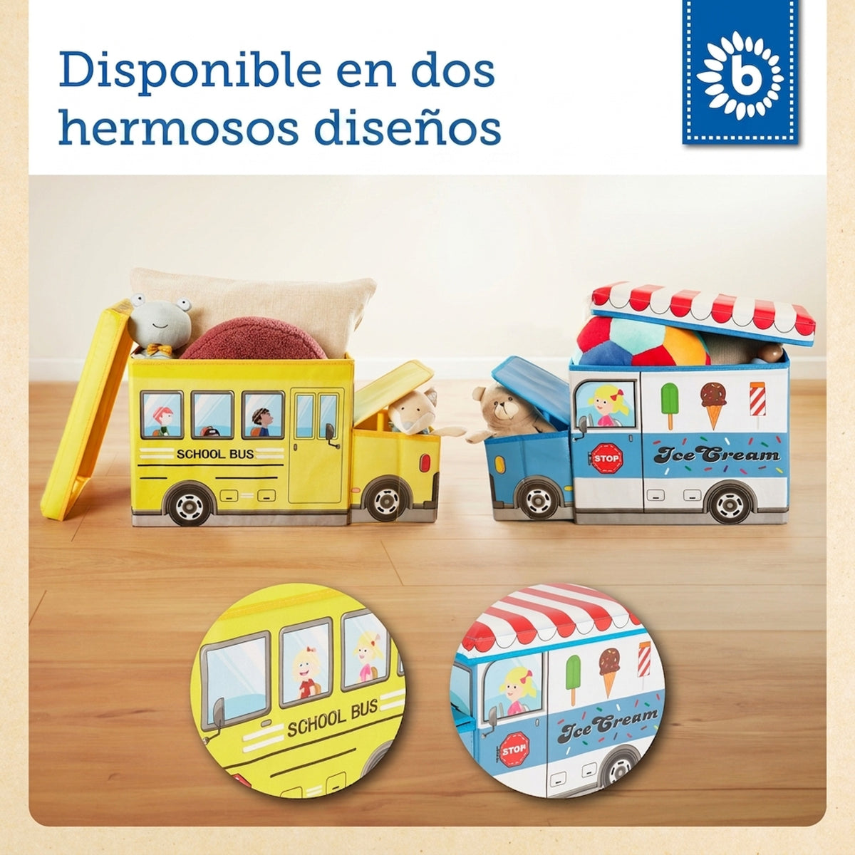 2in1 Staubox & Sitzbank Icecream - ES Infographic