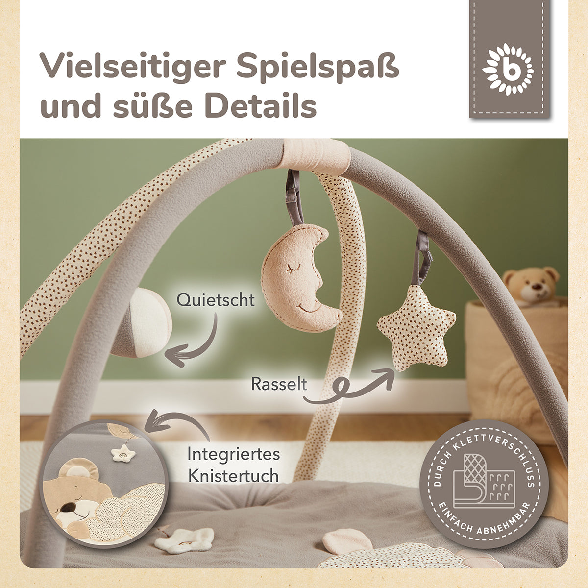 Tappetino da gioco con arco attività