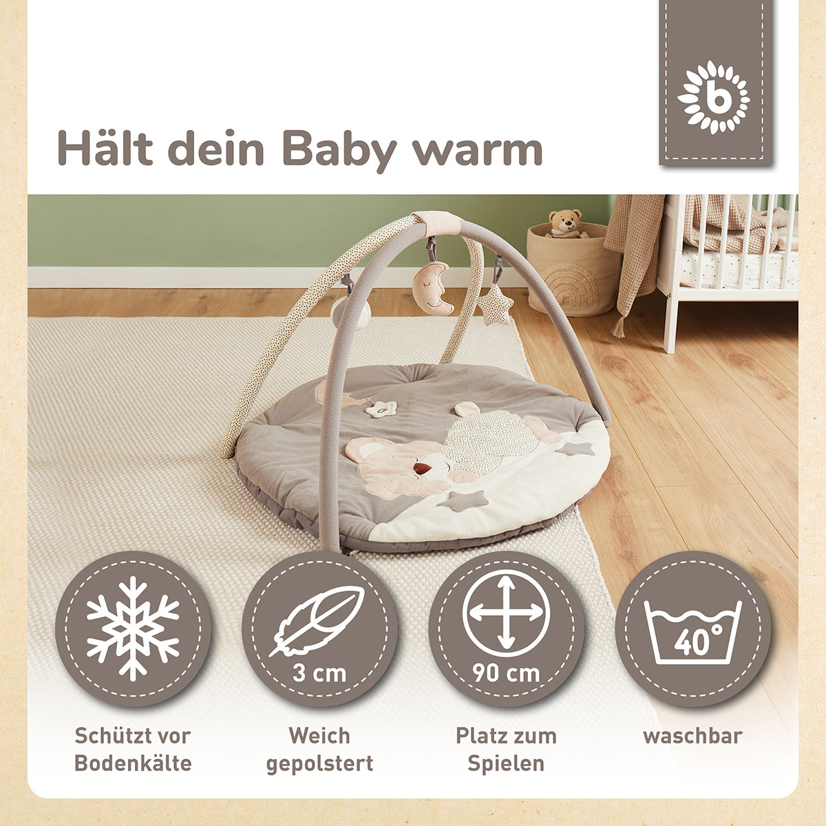 Tappetino da gioco con arco attività