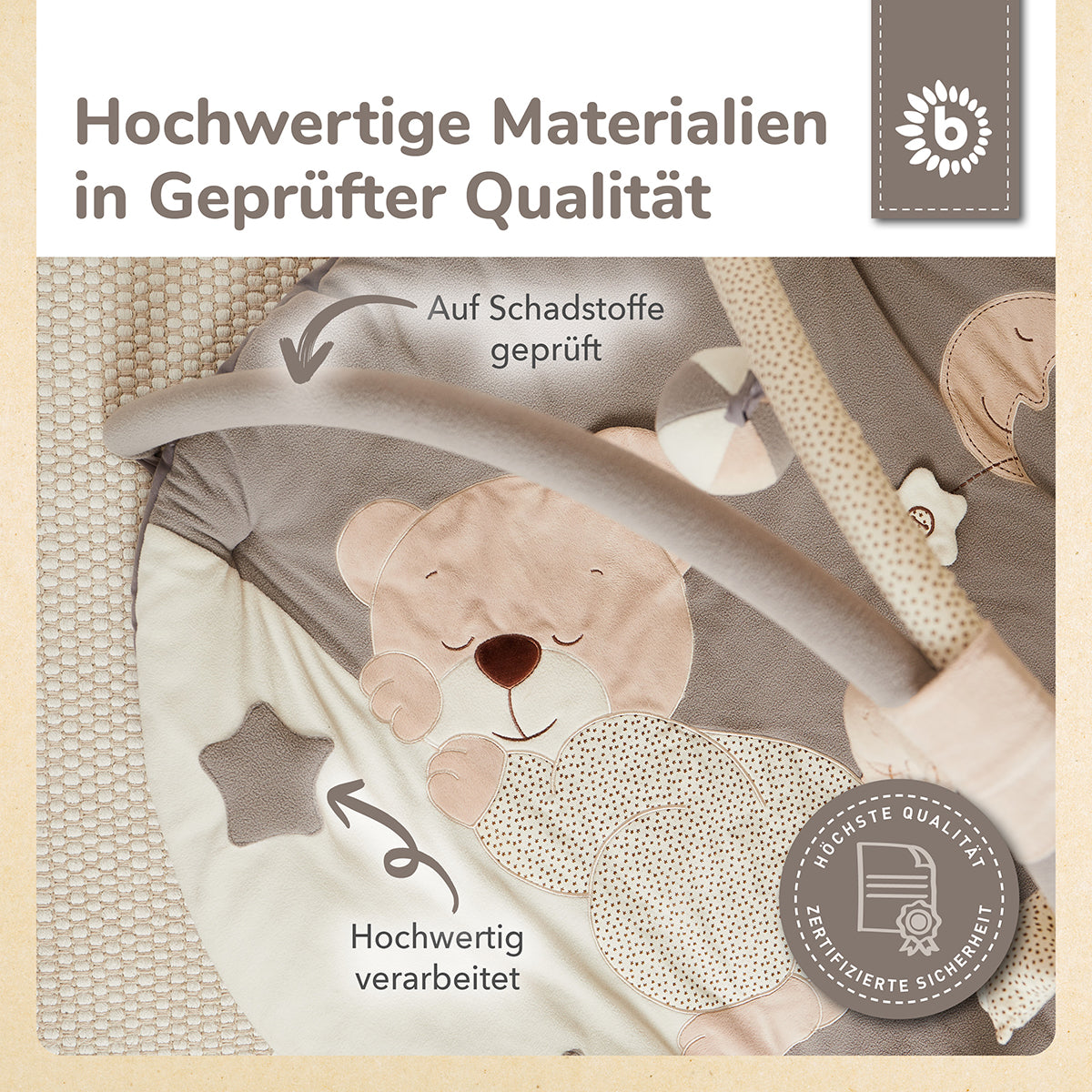 Tappetino da gioco con arco attività