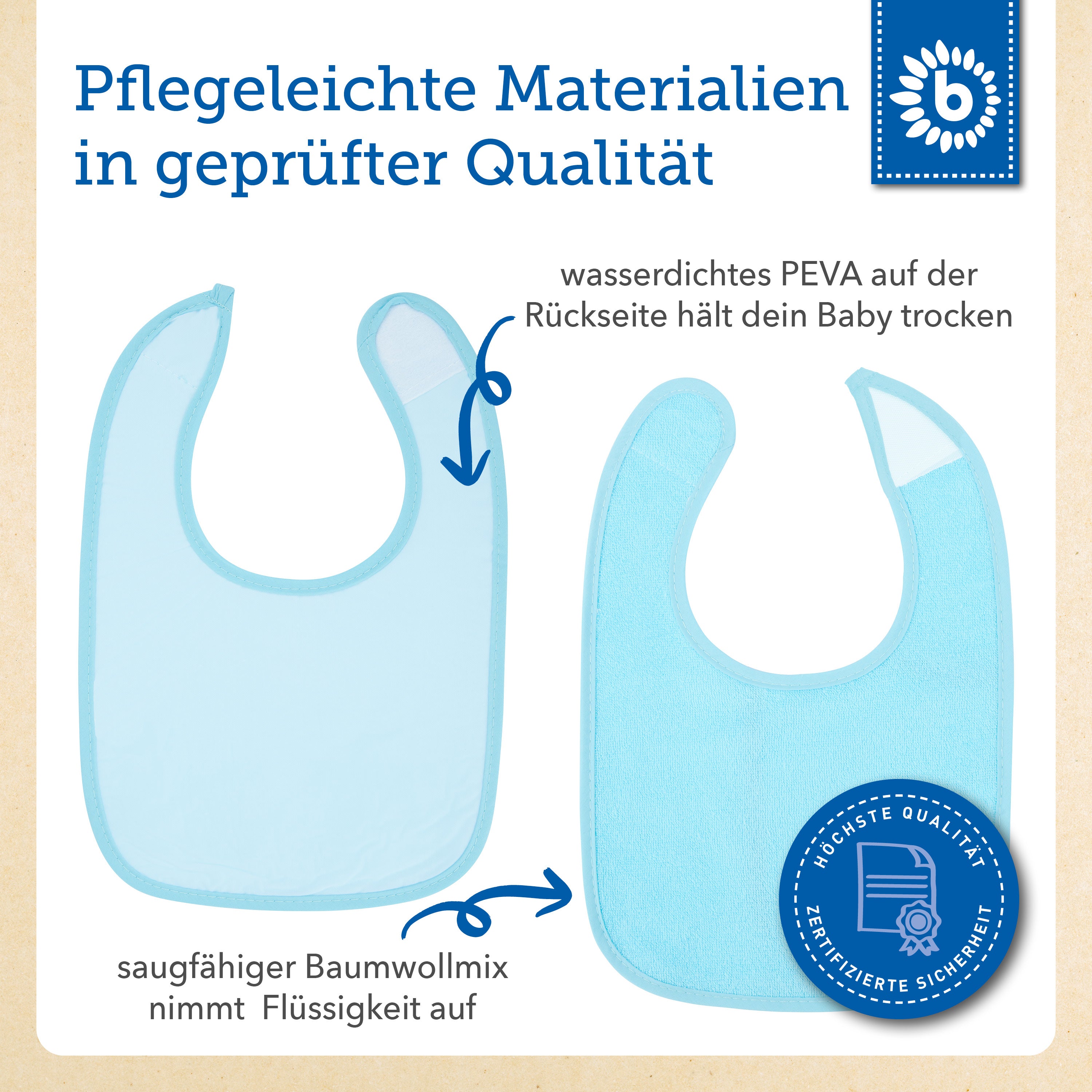 Lot de 10 bavoirs Licorne