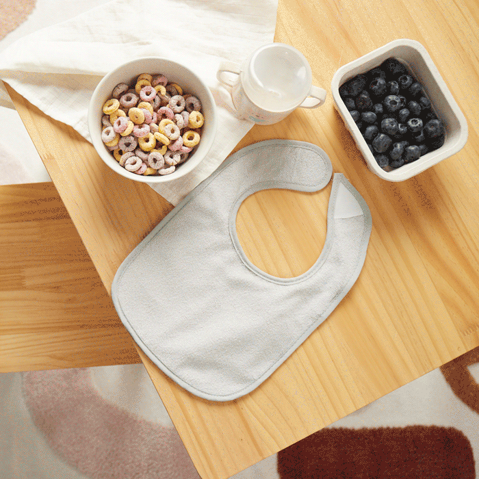 Lot de 10 bavoirs teal