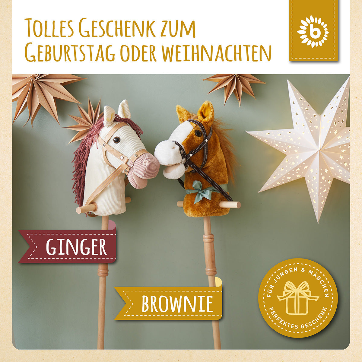 Cheval bâton Brownie