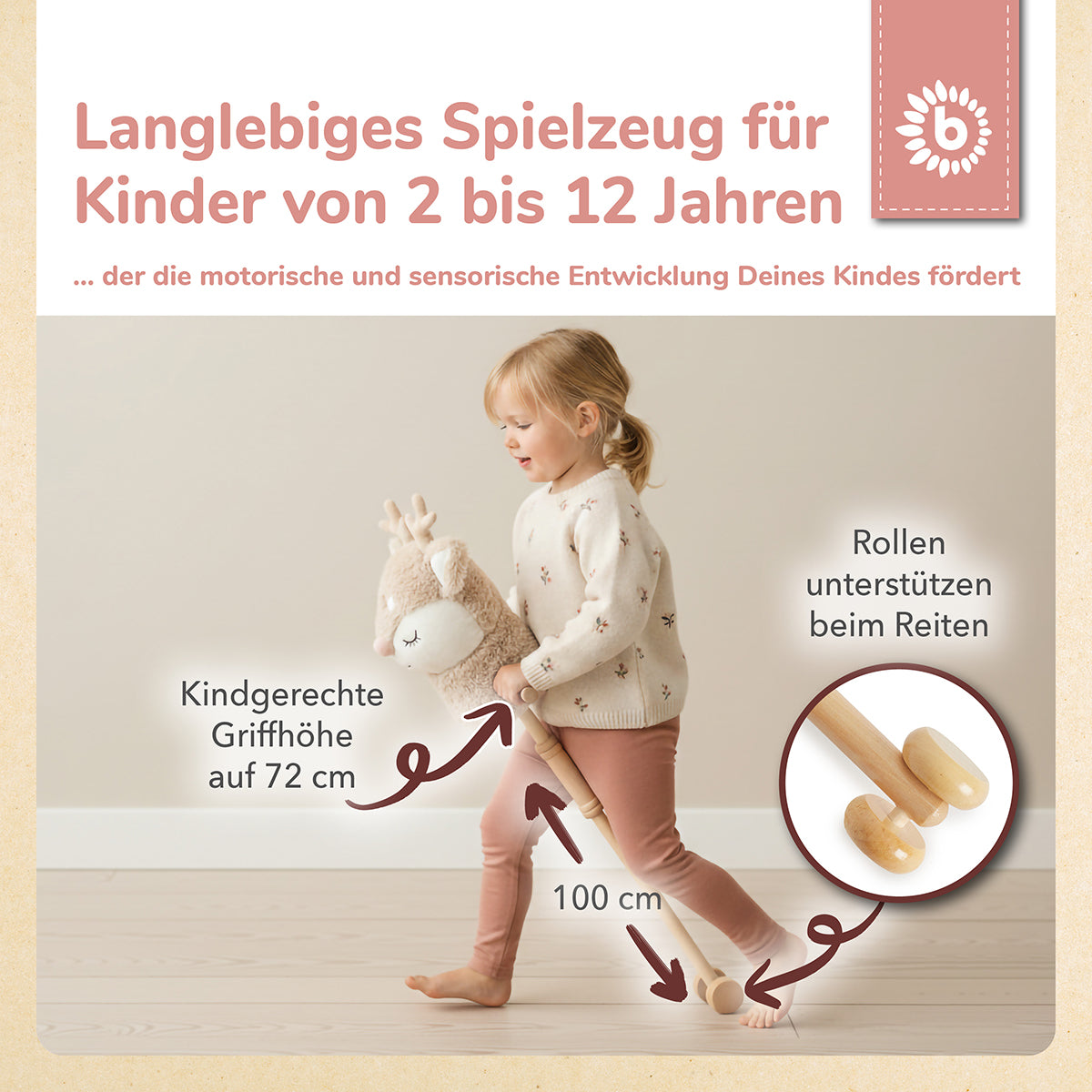 Animale con bastone Cerbiatta Ella