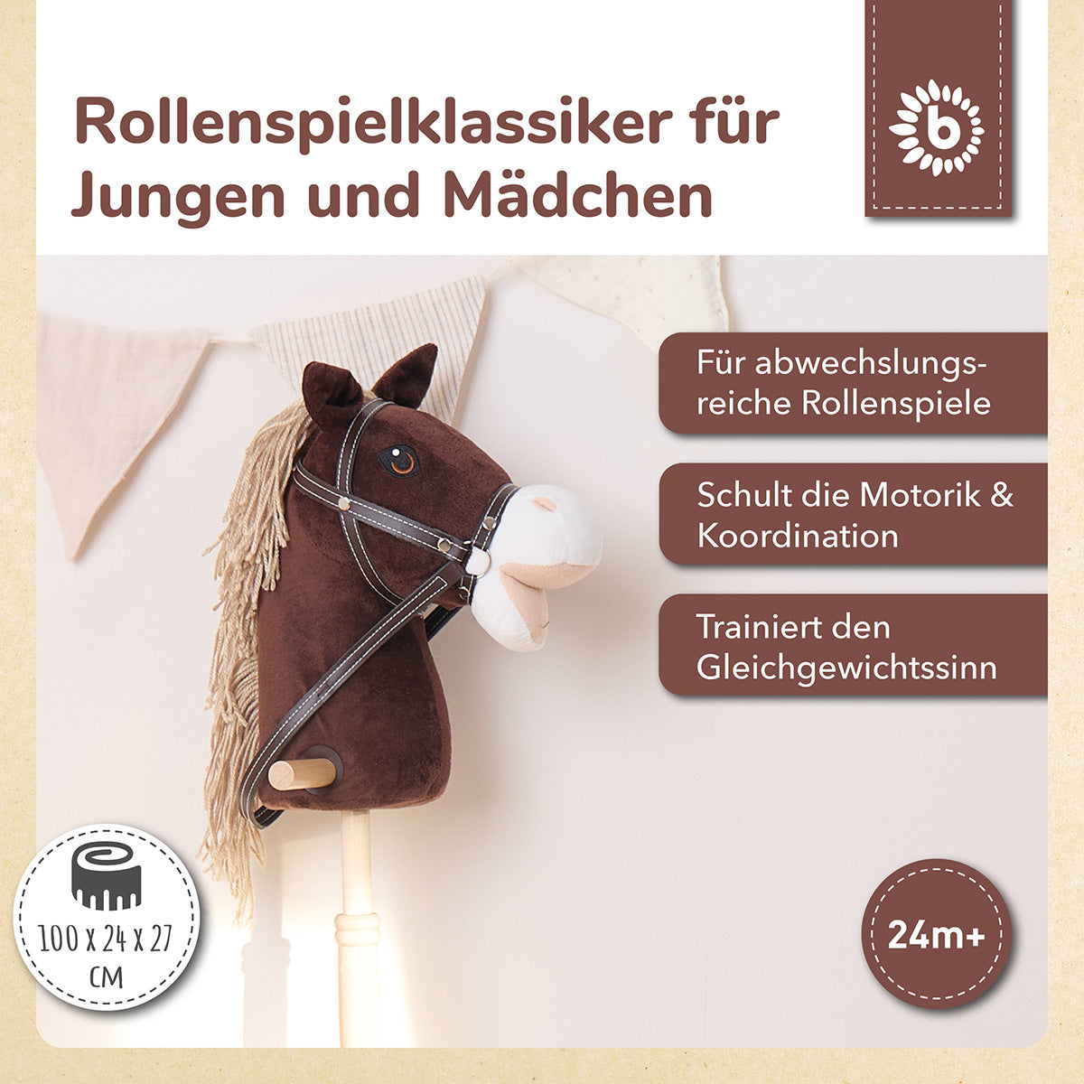 Cavallo con bastone Coco