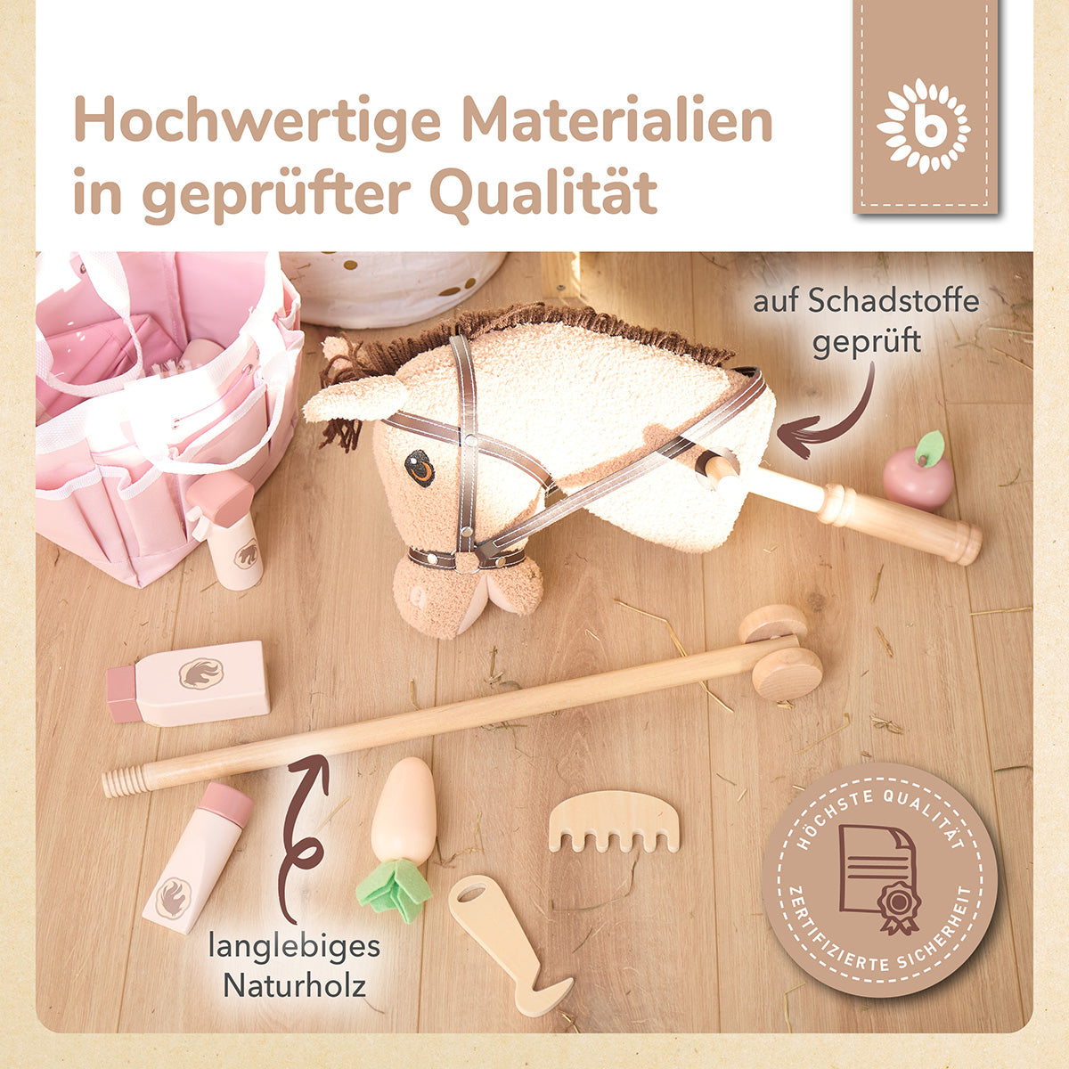 Cavallo con bastone Hazel