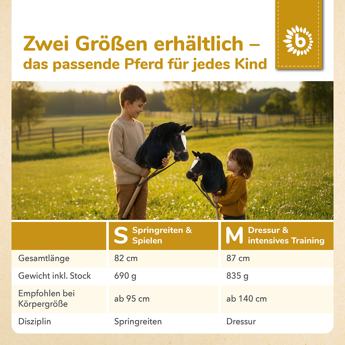 HOBBY HORSE RAPPE - GRÖSSE S