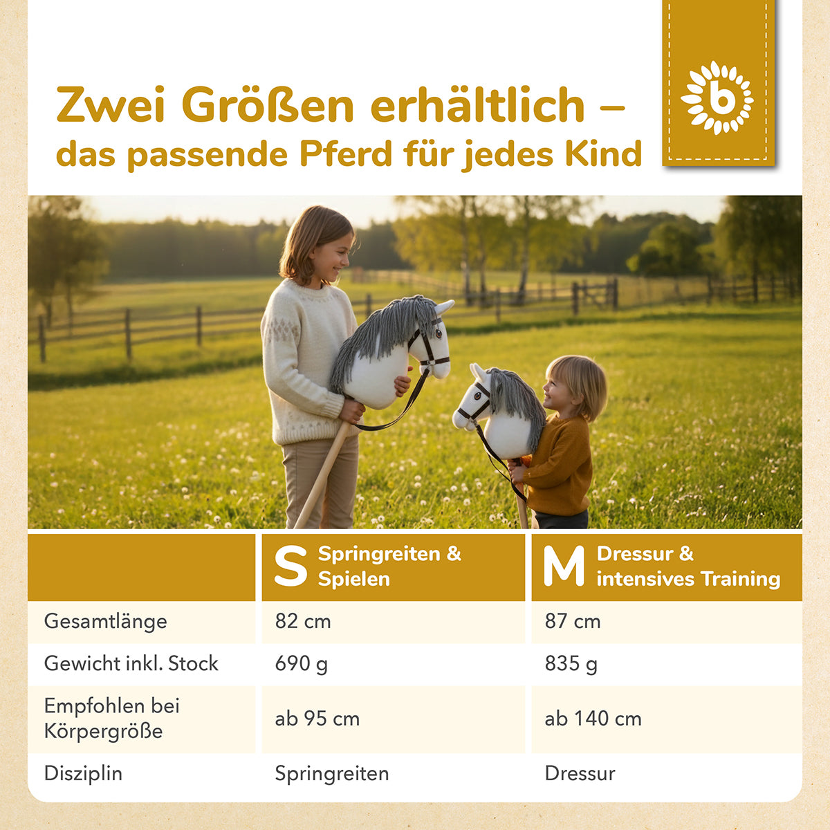 HOBBY HORSE SCHIMMEL - GRÖSSE M