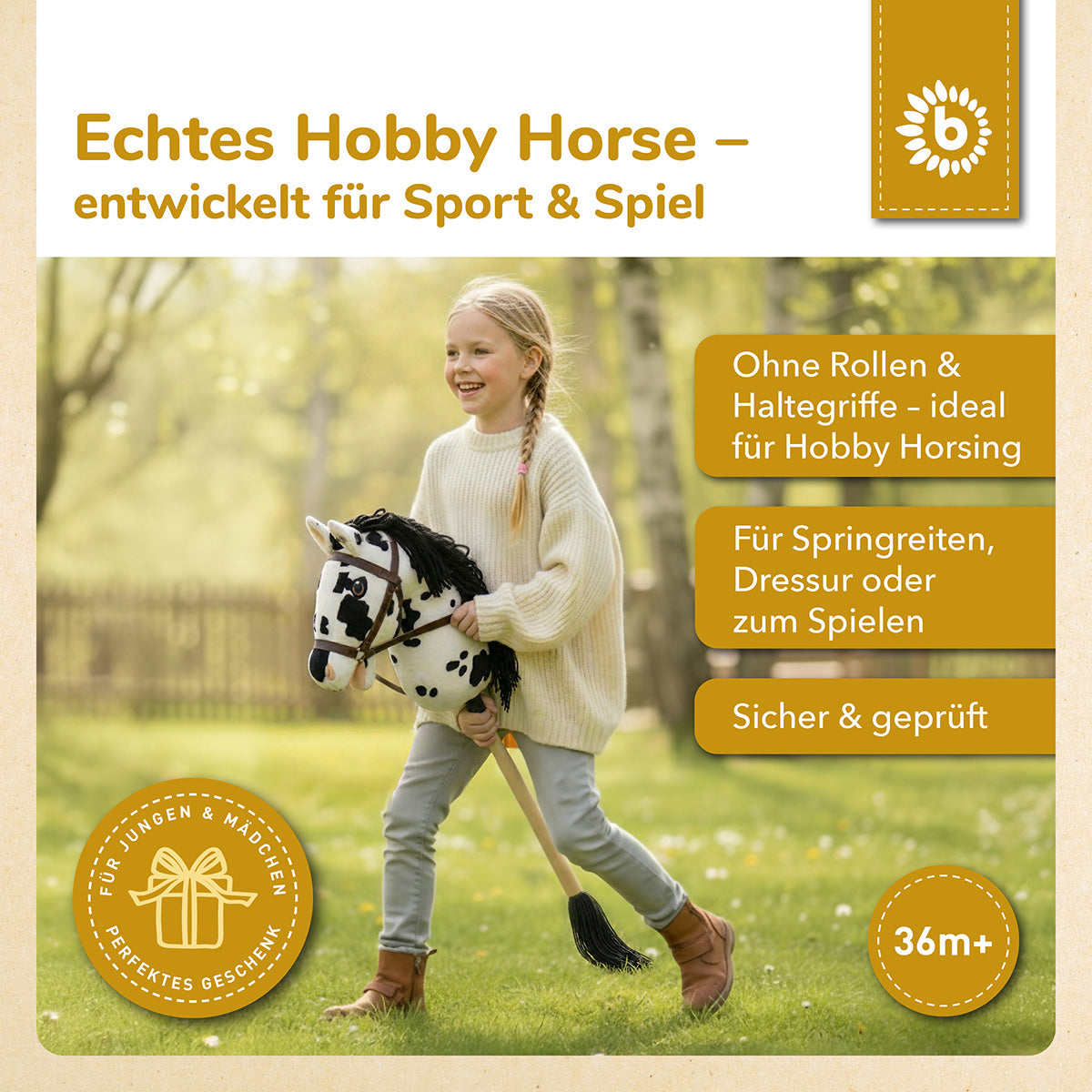 HOBBY HORSE SCHECKE - GRÖSSE S