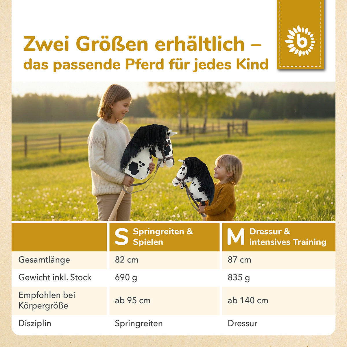 HOBBY HORSE SCHECKE - GRÖSSE M