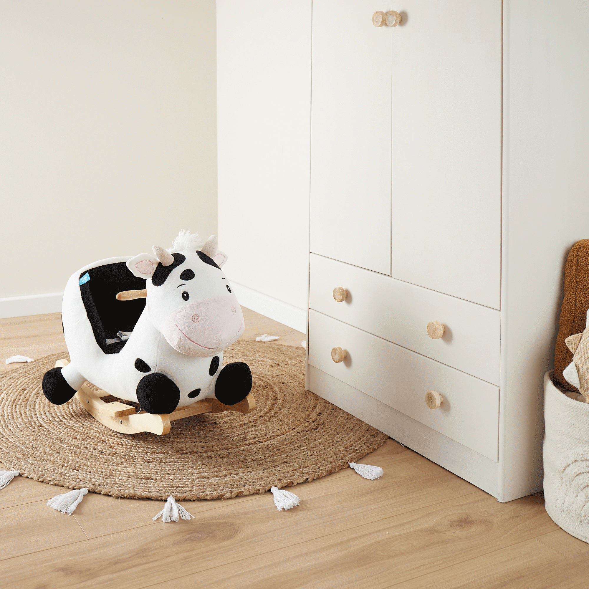 Animal à bascule bébé vache Heidi