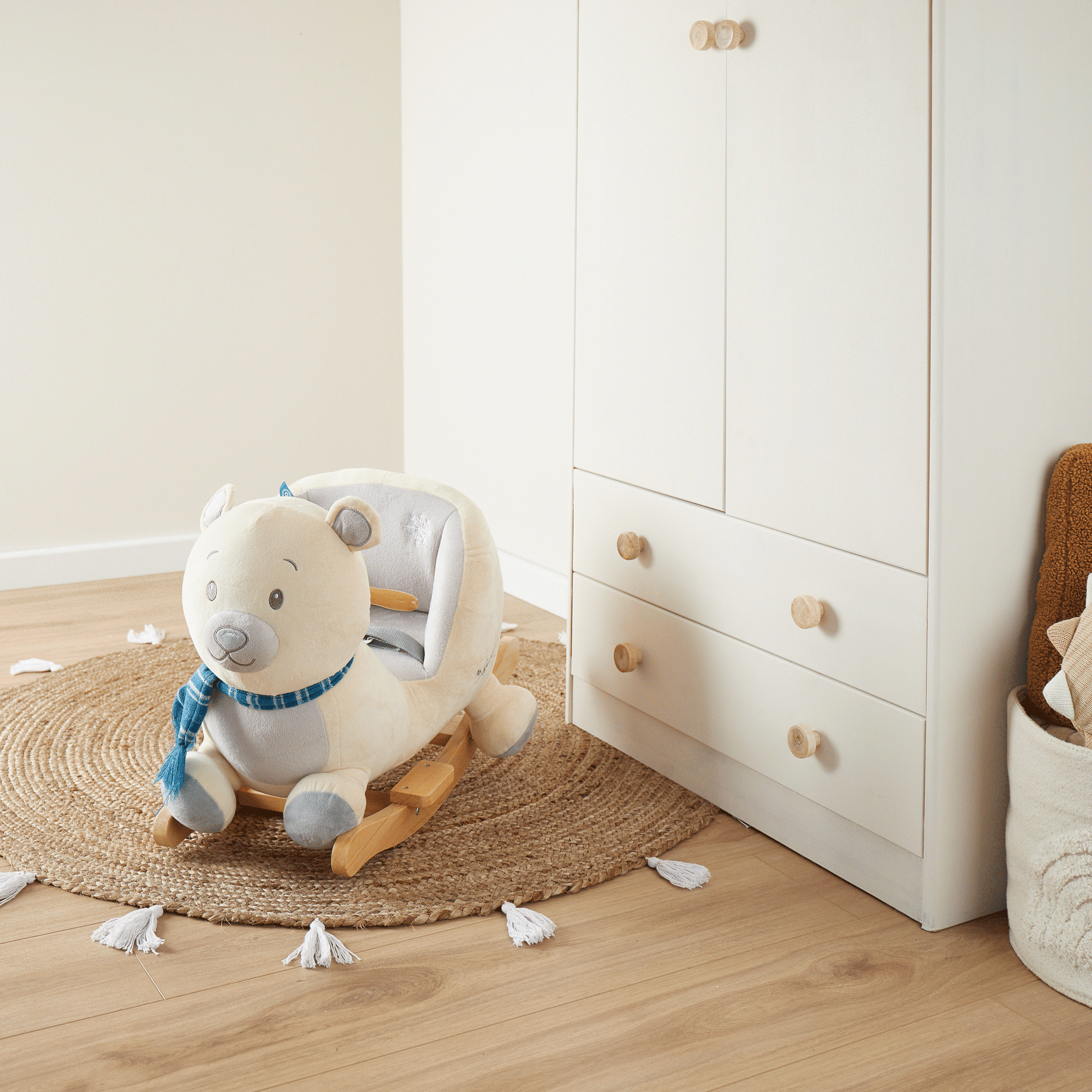 Animal à bascule bébé ours polaire Lars