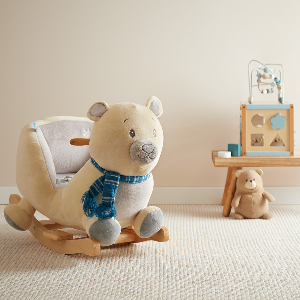 Animale a dondolo per bebè Orso polare Lars
