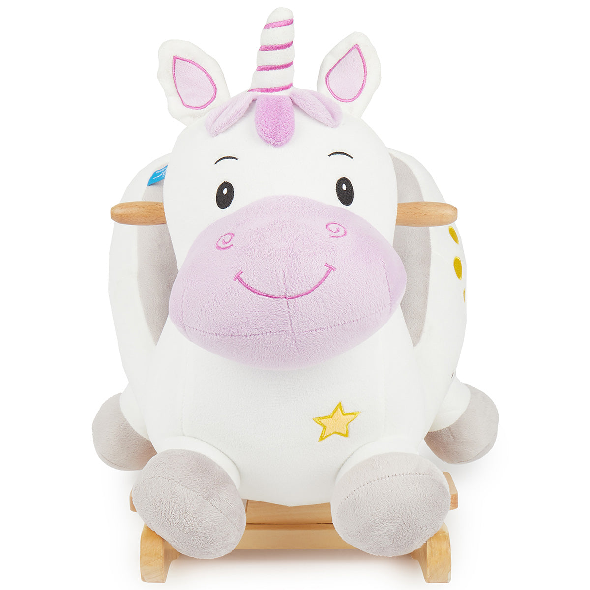 Animale a dondolo per bebè Unicorno Hörnchen