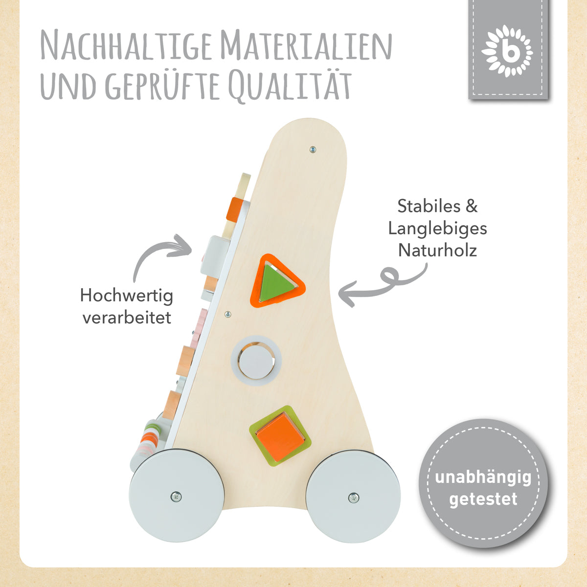 Lauflernwagen Waldtiere FSC®
