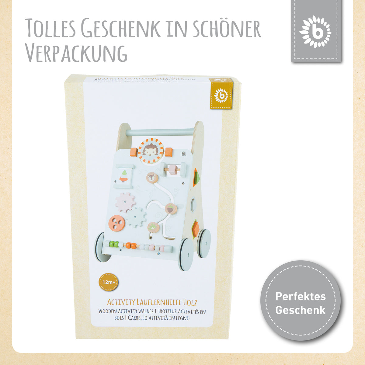 Lauflernwagen Waldtiere FSC®