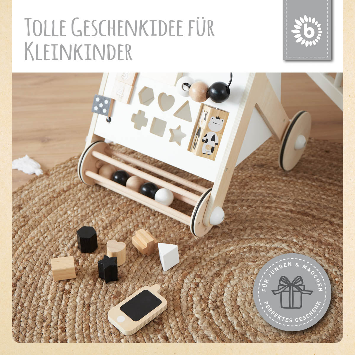 Chariot de marche Black & White