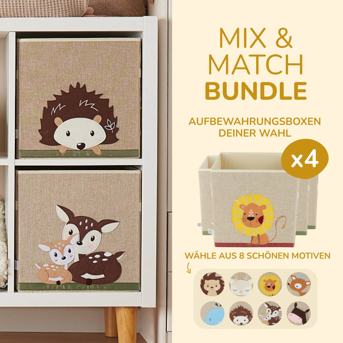 Bundle : 4x boîtes de rangement -10% de réduction