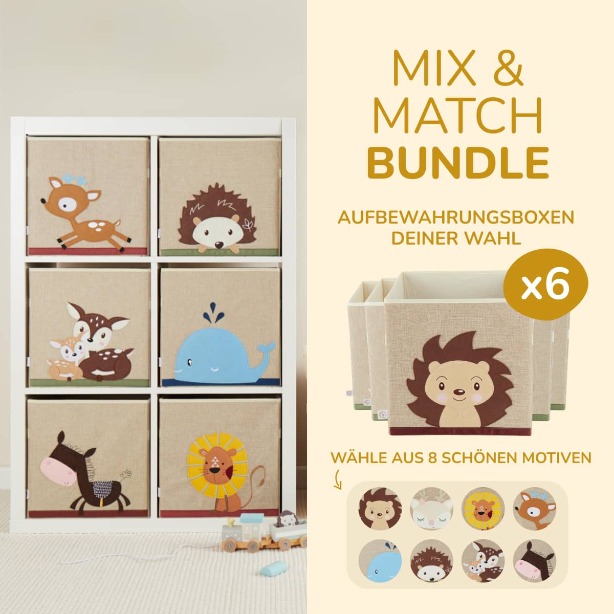 Bundle : 6x boîtes de rangement 12% de réduction