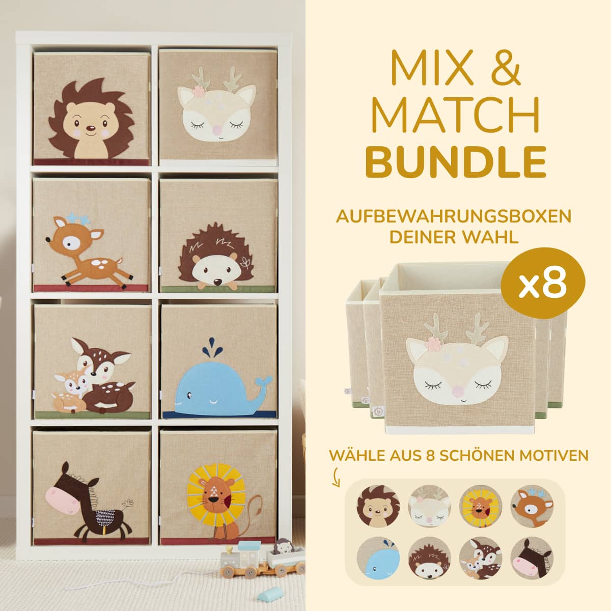 Bundle : 8x boîtes de rangement 15% de réduction