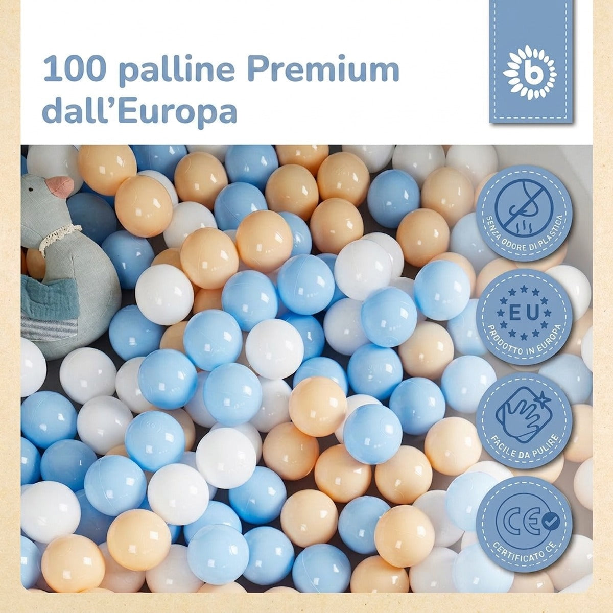 Bälle Beach 100 Stück - IT Infographic