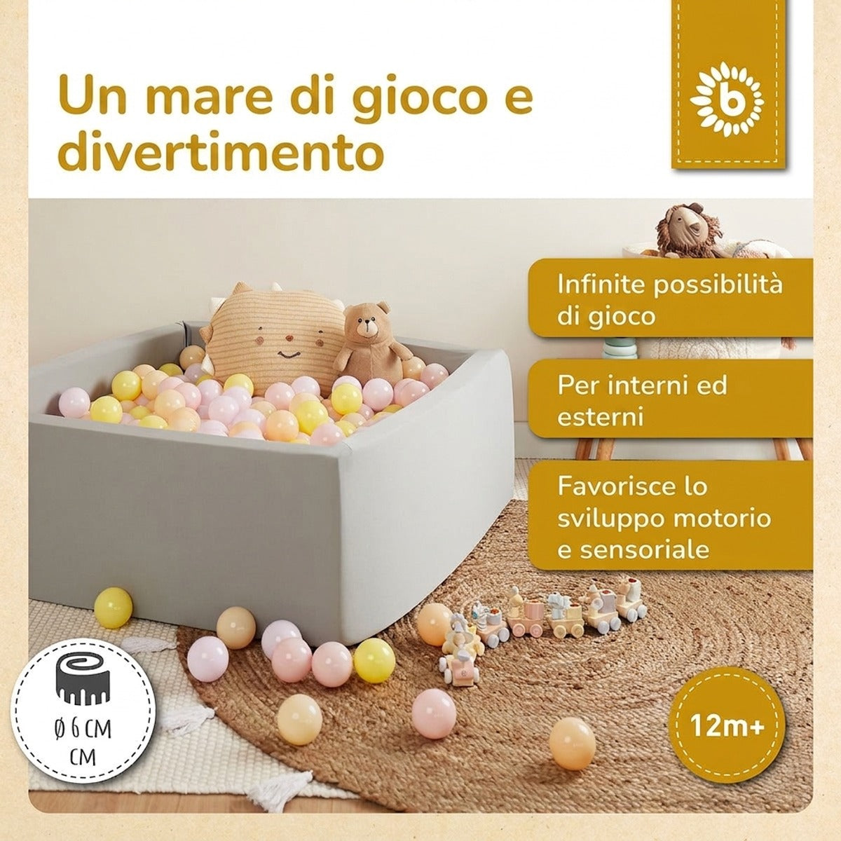 Bälle Blossom 100 Stück - IT Infographic