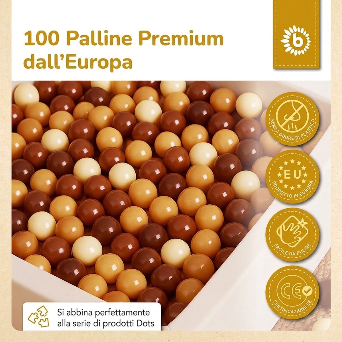 Bälle Chocolate Bliss 100 Stück - IT Infographic