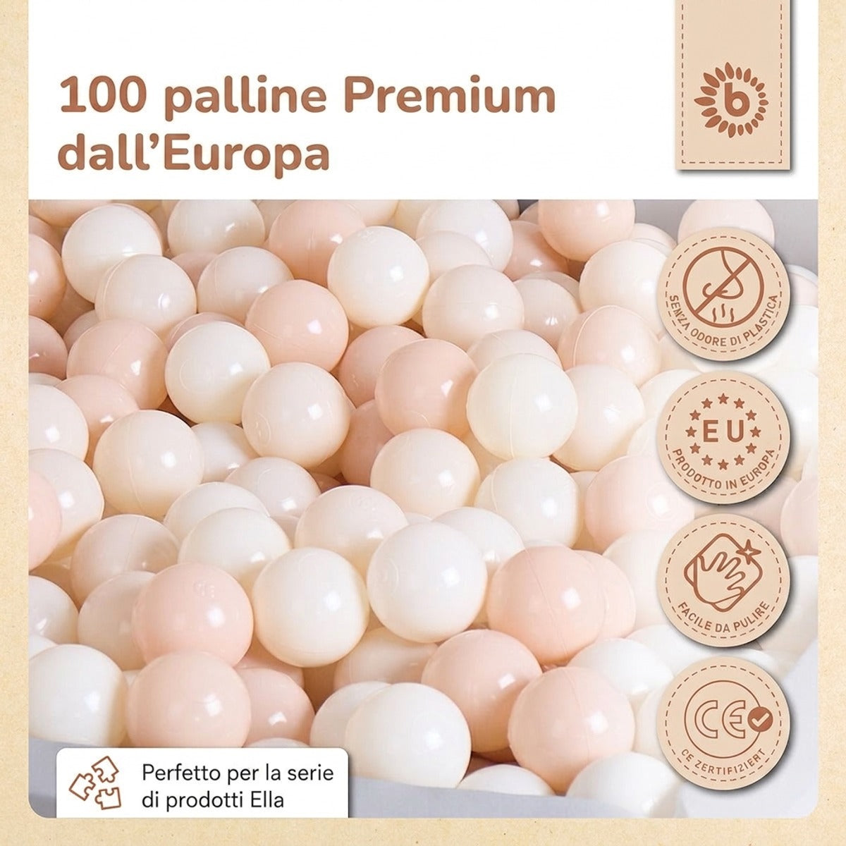 Bälle Vintage Flowers 100 Stück - IT Infographic