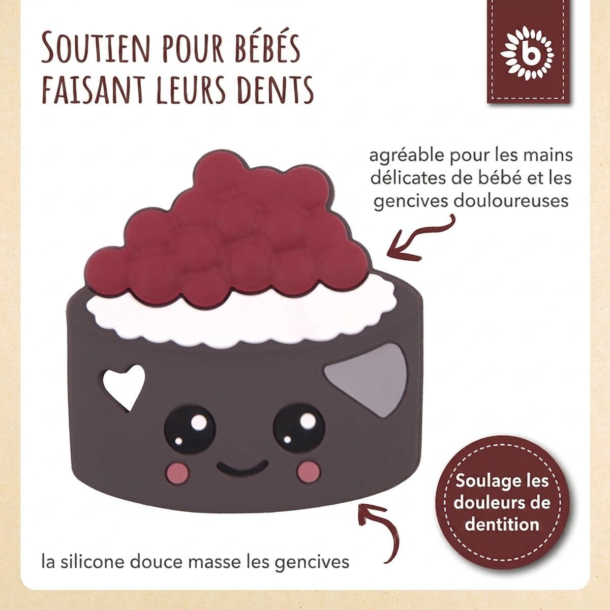 Beißer Torte Silikon - FR Infographic