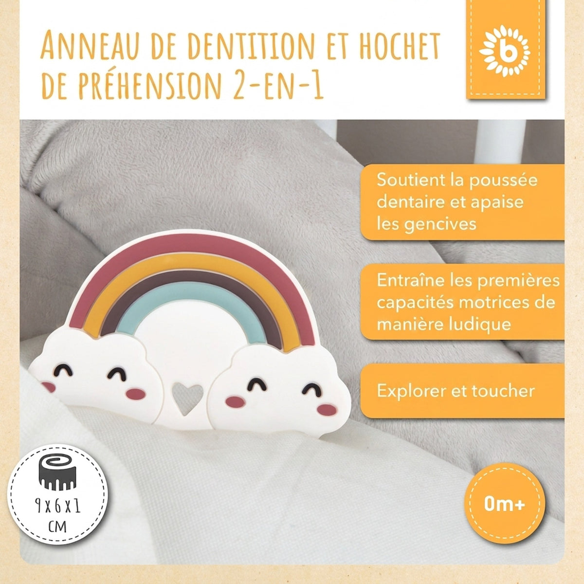 Beißer Wölckchen Silikon - FR Infographic