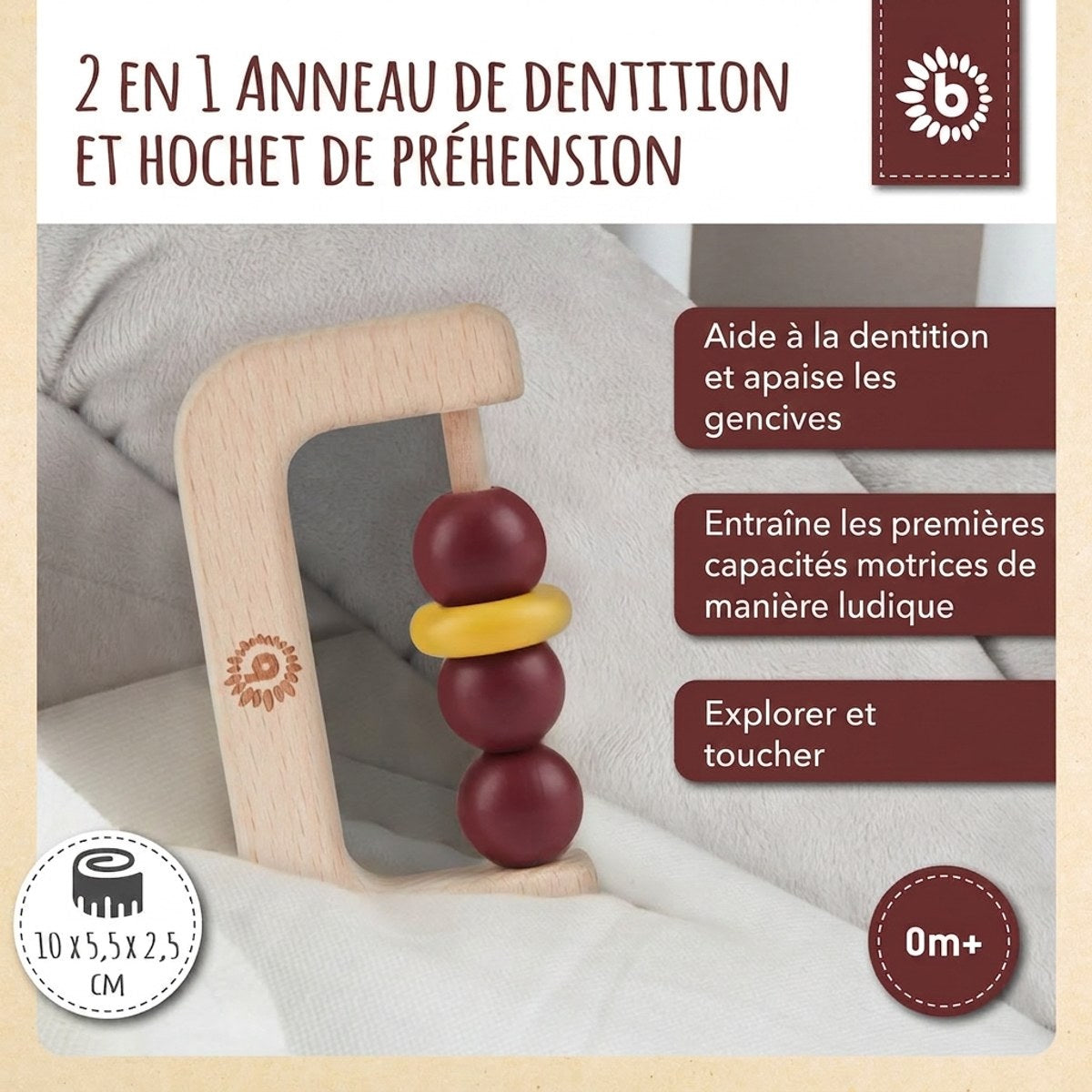 Beißring Ruby - FR Infographic