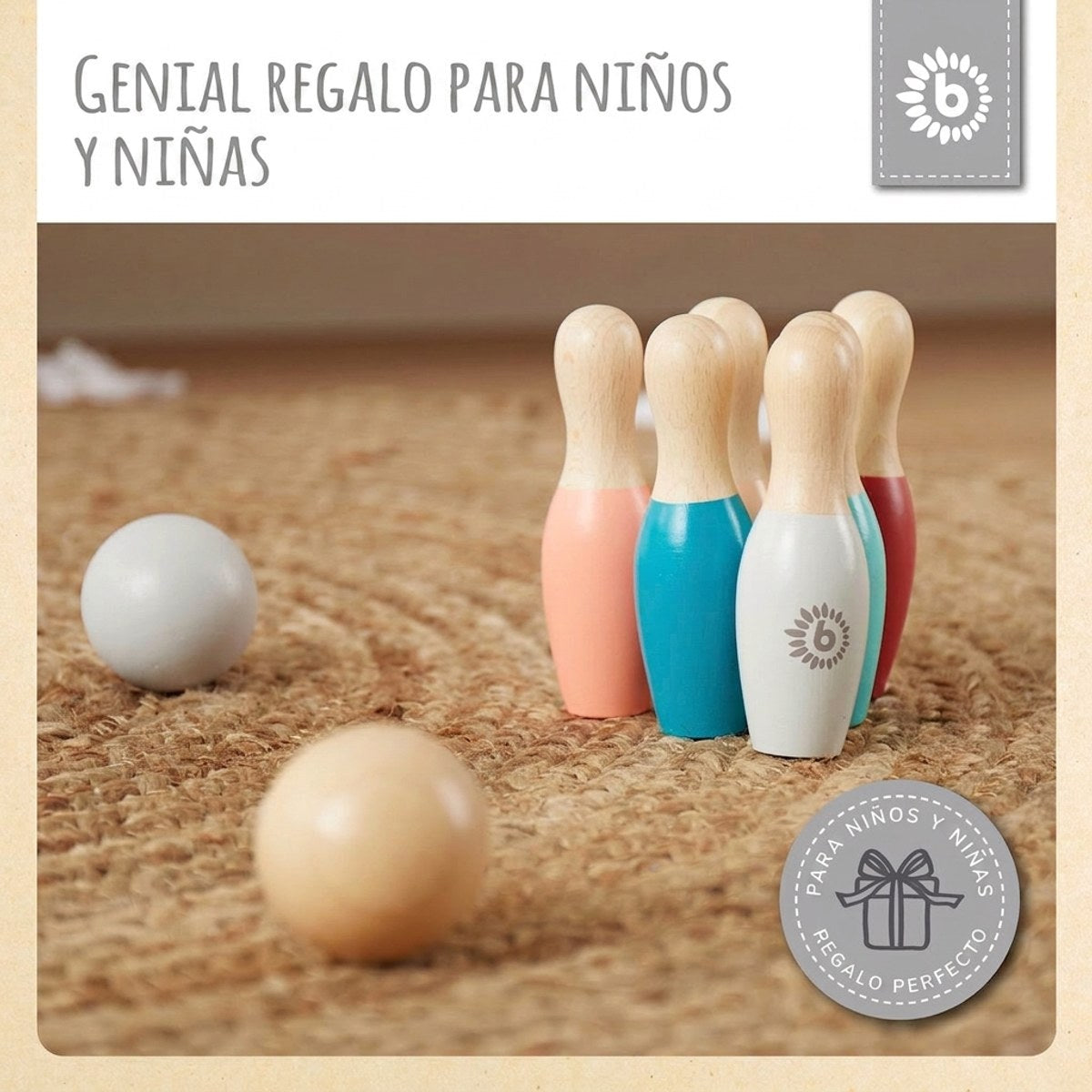 Mini Bowling Set - ES Infographic