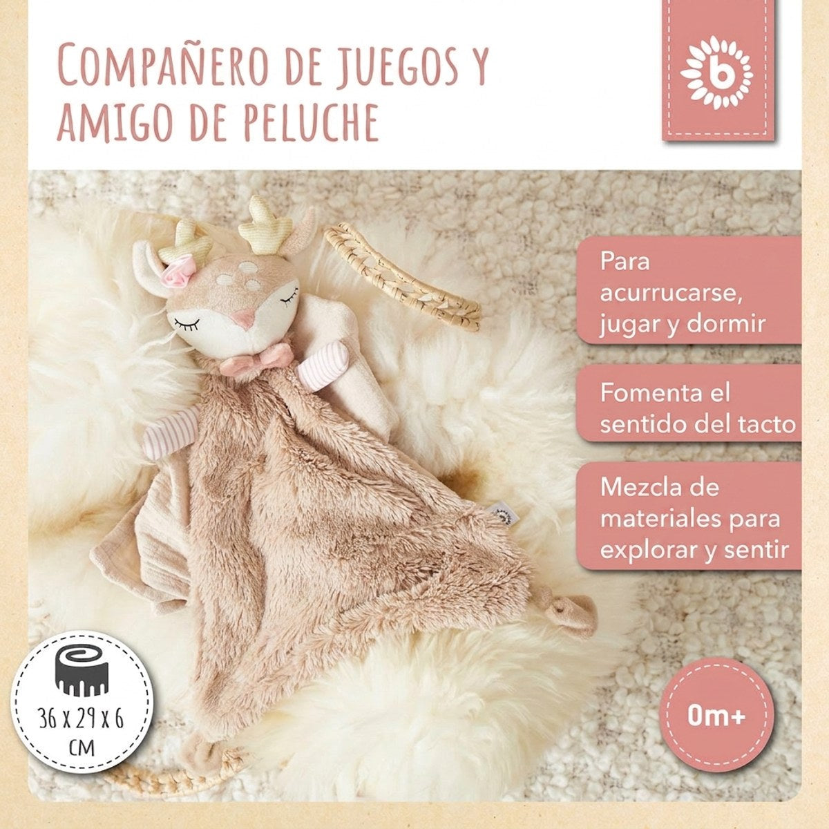 Schmusetuch Reh Ella - ES Infographic