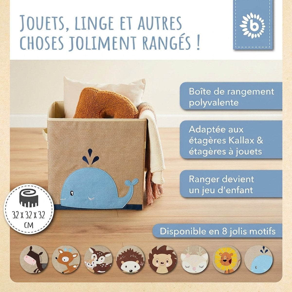 Bundle: 4x Aufbewahrungsboxen 10% Rabatt - FR Infographic