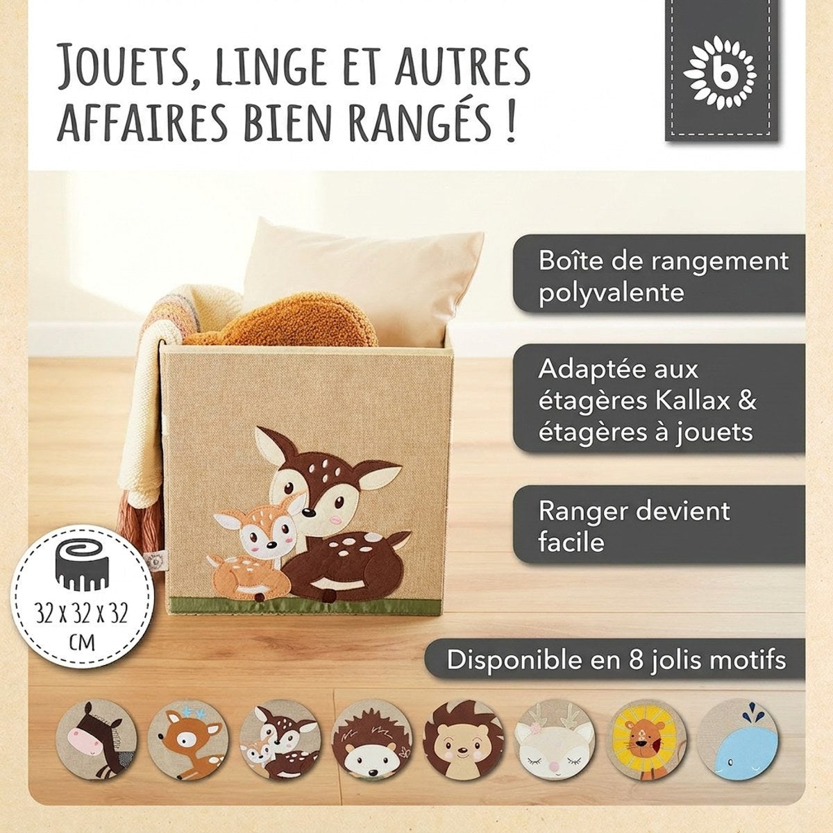 Bundle: 8x Aufbewahrungsboxen 15% Rabatt - FR Infographic