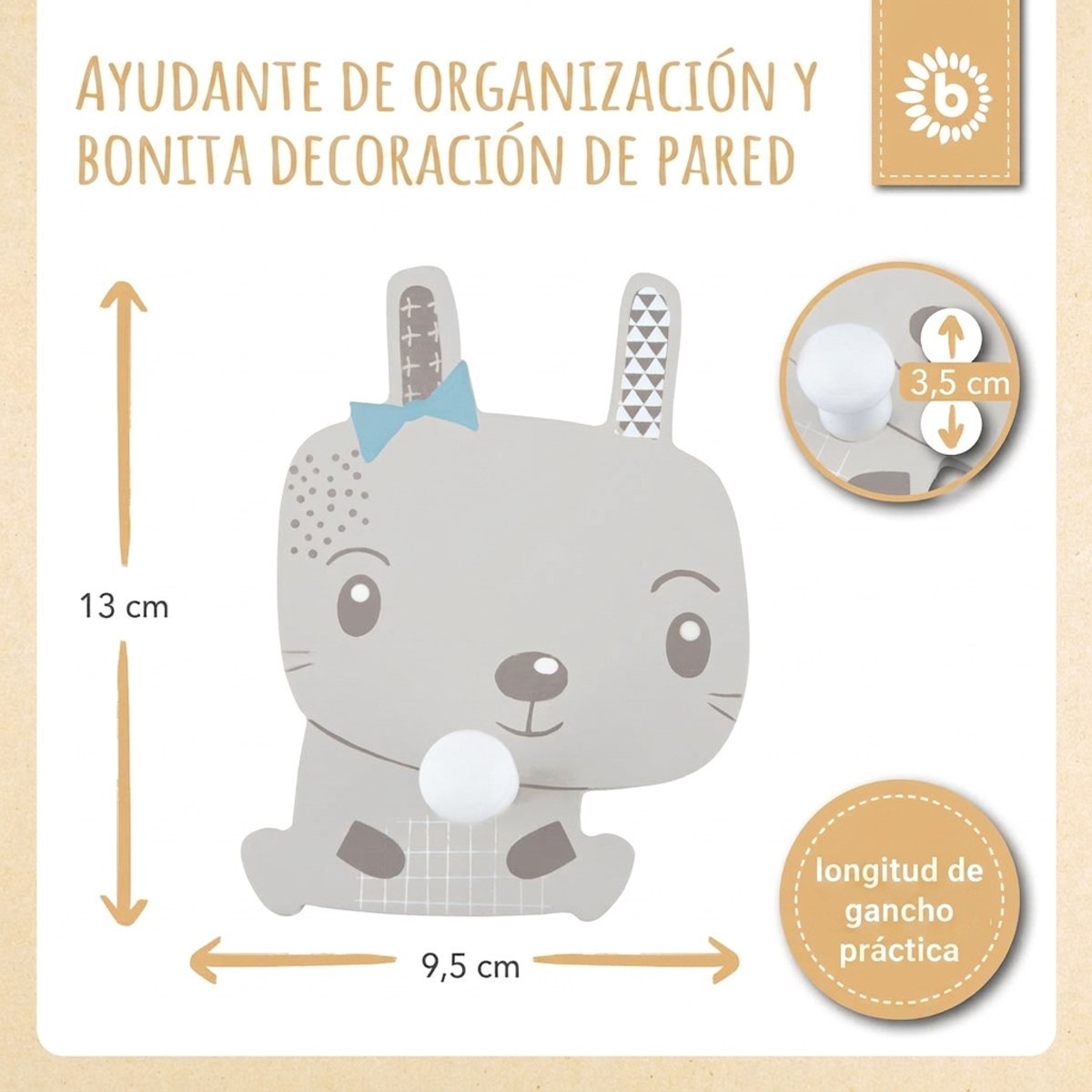 Wandhaken Hase - ES Infographic