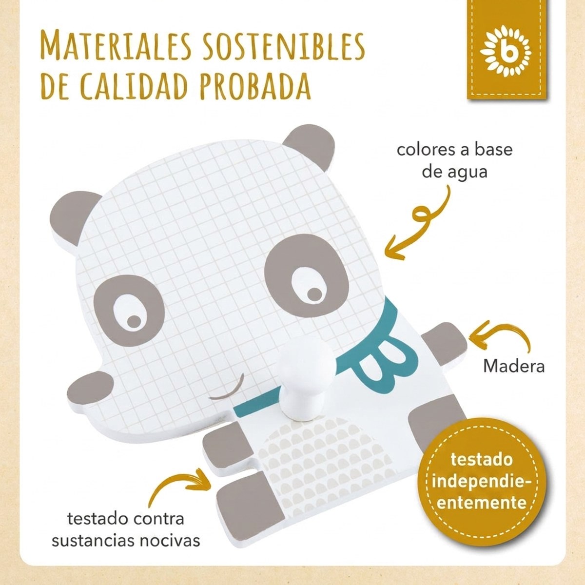 Wandhaken Panda - ES Infographic