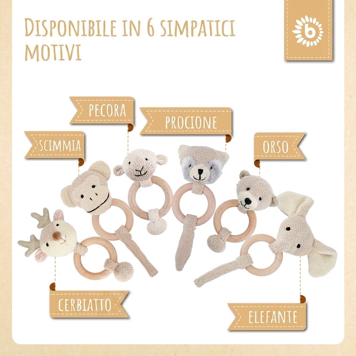 Greifling Bär mit Rassel - IT Infographic