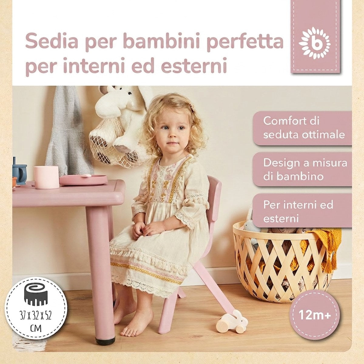 Kinderstuhl dreamy rose - IT Infographic