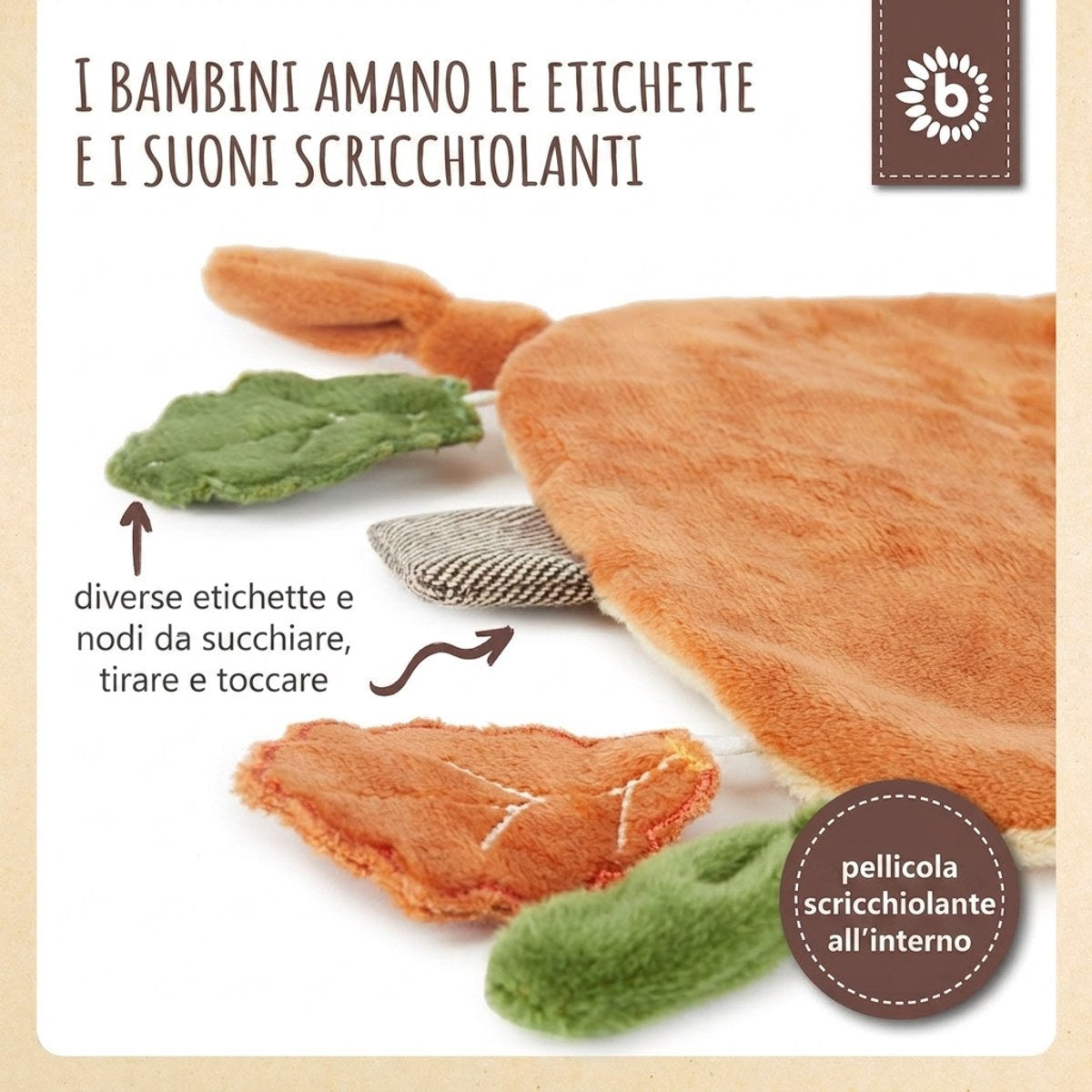 Knistertuch Igel Piksi - IT Infographic