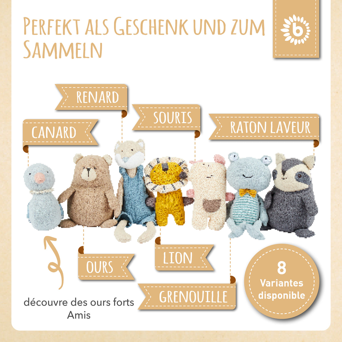 Kuscheltier Bär - FR Infographic