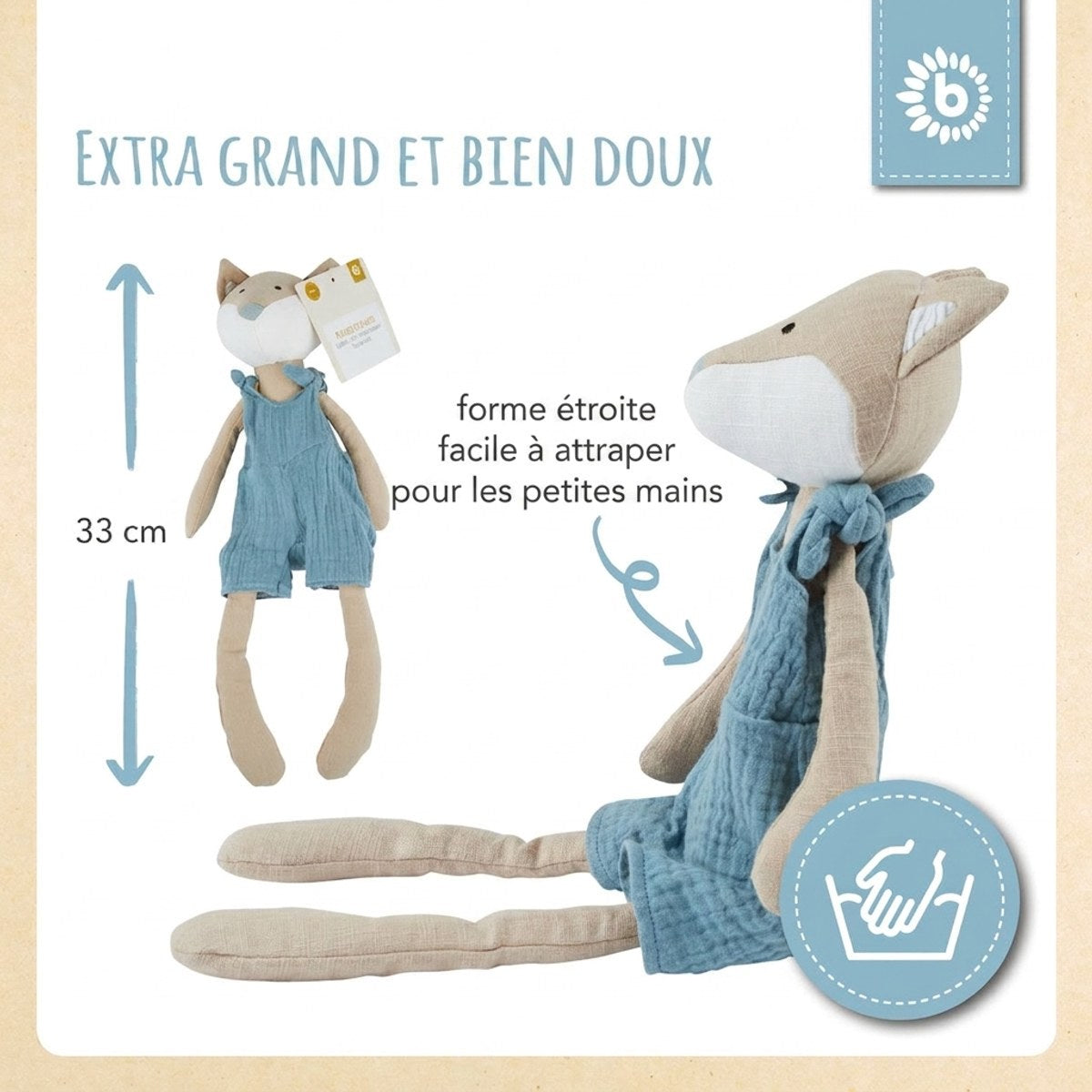 Kuscheltier Fuchs - FR Infographic
