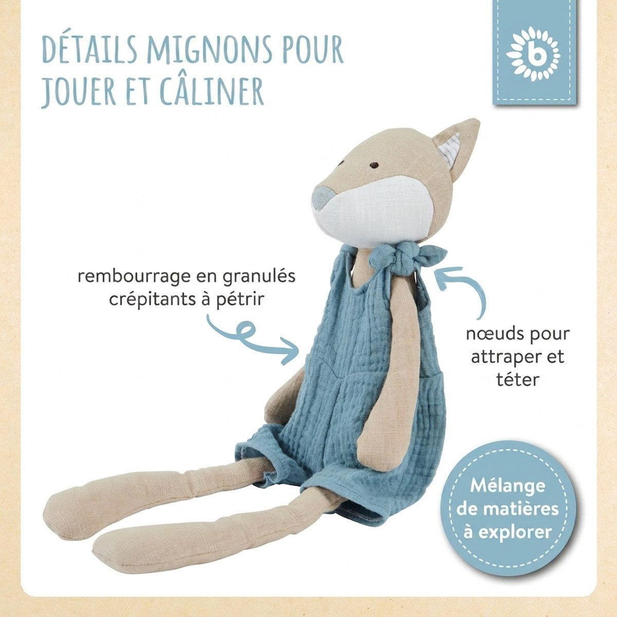 Kuscheltier Fuchs - FR Infographic