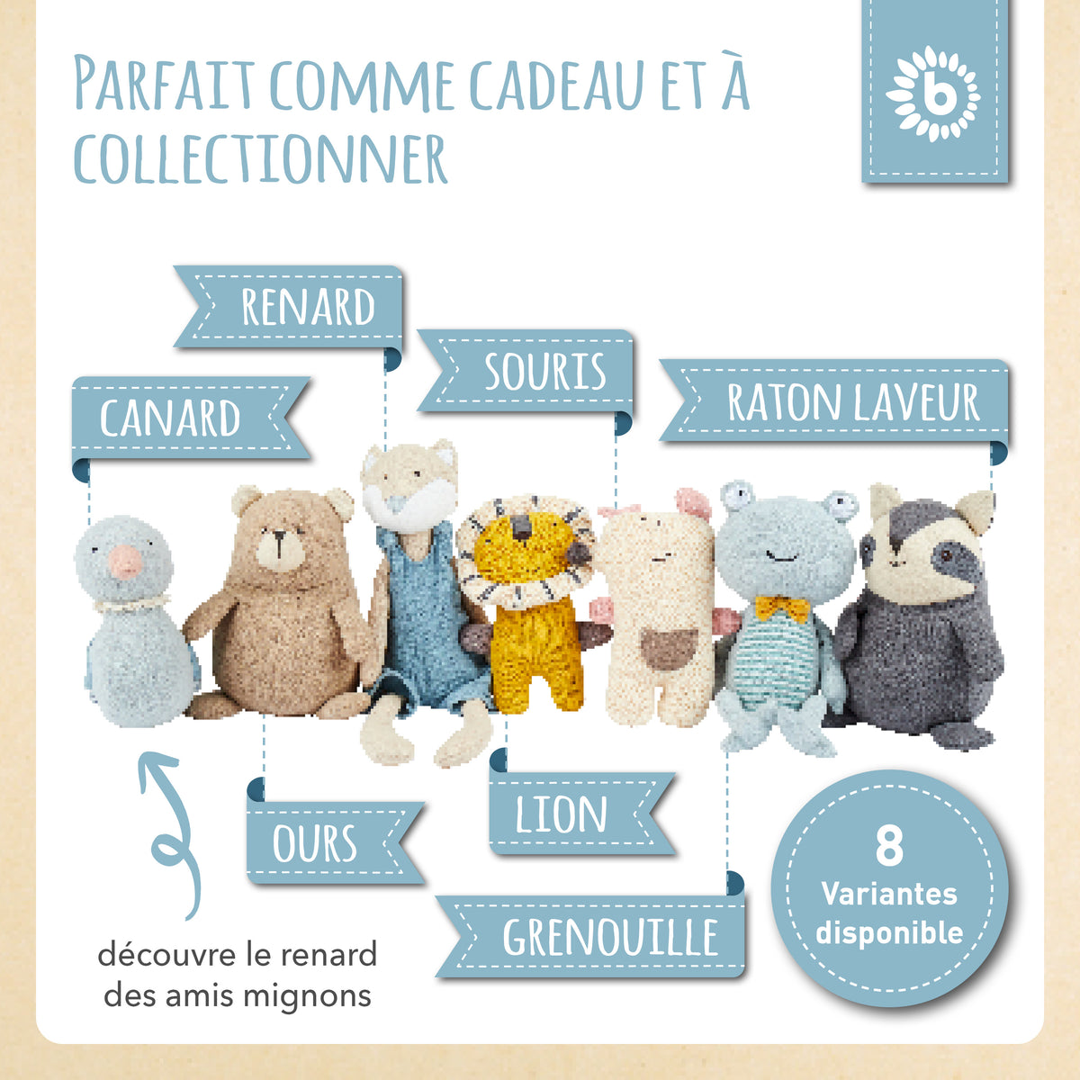 Kuscheltier Fuchs - FR Infographic