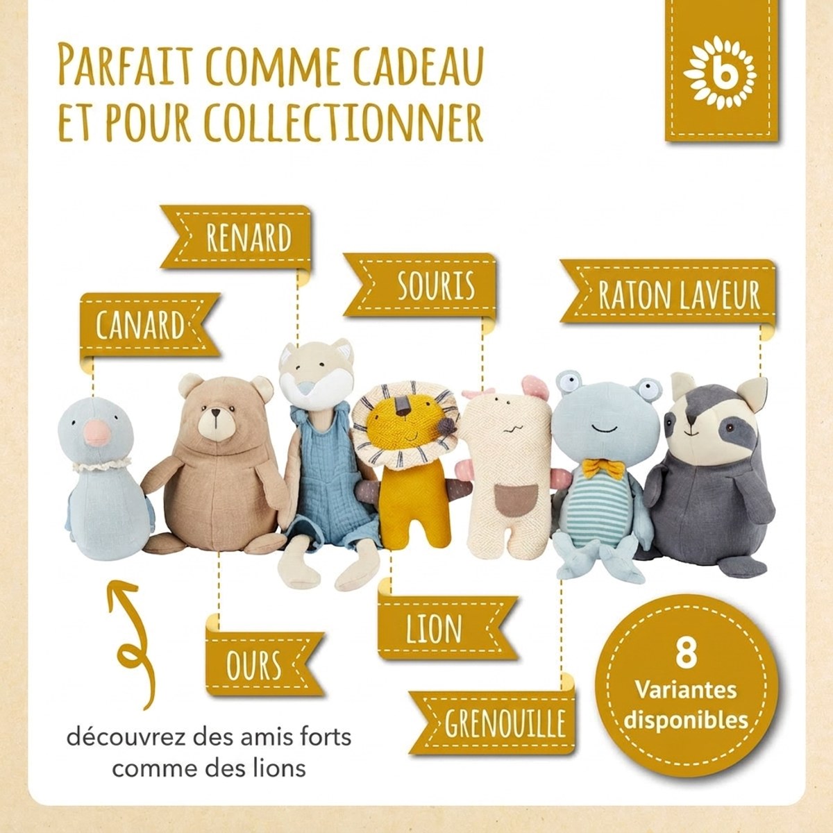 Kuscheltier Löwe - FR Infographic