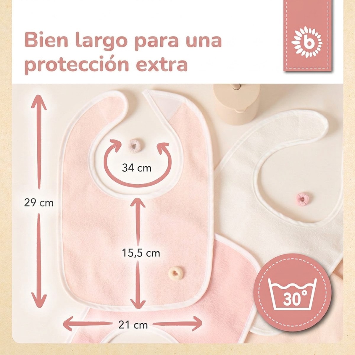 Lätzchen 5er Set Ella - ES Infographic